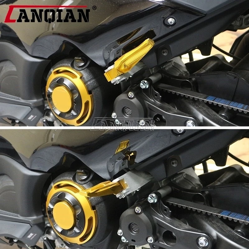 Фото Подножки пассажира (задние) для Yamaha T-MAX560 Tech Max 2022-2026, TMAX 530 DX SX, TMAX 500 2001-2021 №3