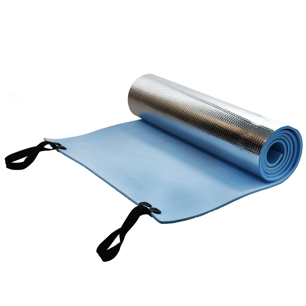 

Sports Reusable Thick Aluminum Film Yoga Mat Workout Fitness Elastic Camping Picnic Non Slip Outdoor Hiking Moisture Proof Soft