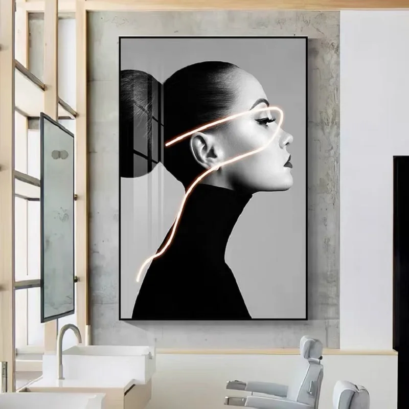 Роскошная подвесная картина с изображением персонажа модная роспись для