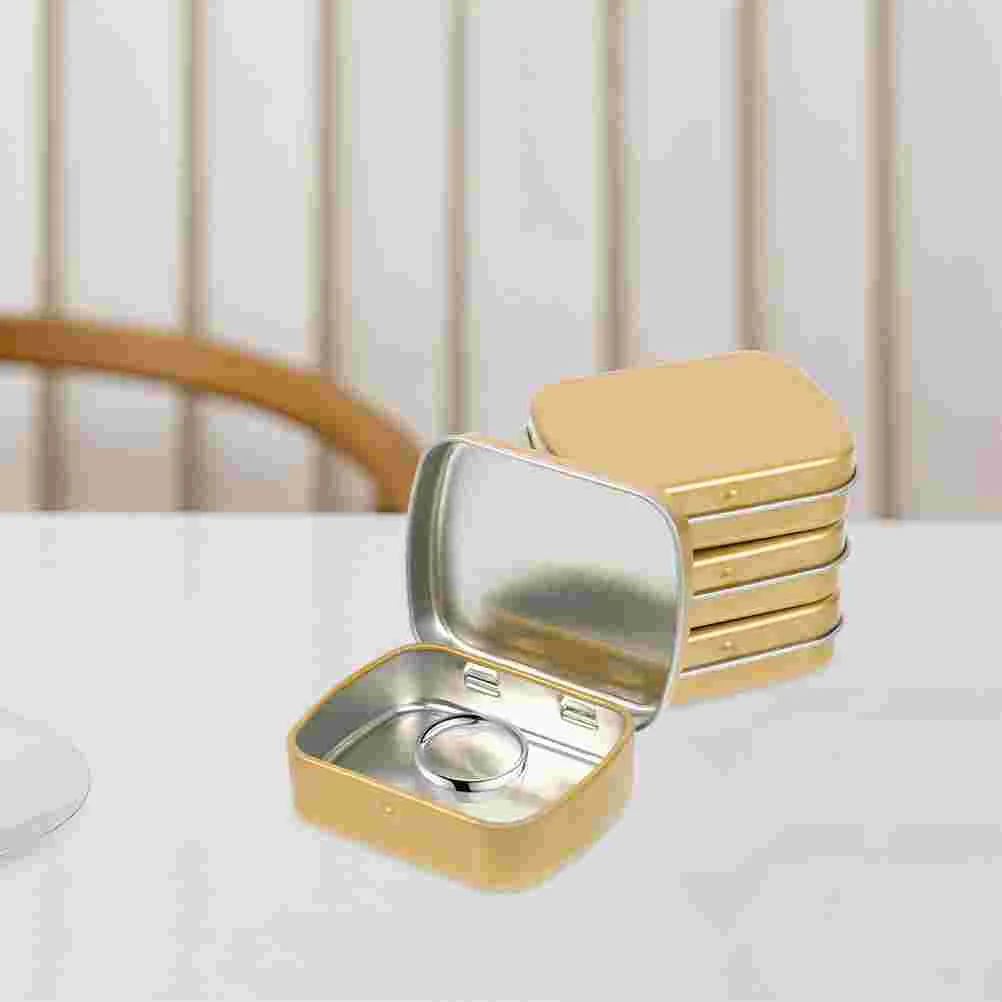 10 шт. жестяная коробка банки для хранения конфет банка маленький железный