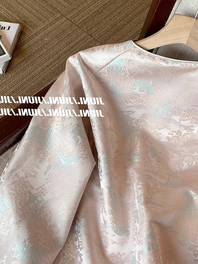 Новинка 2024 женская одежда в китайском стиле новинка свободная верхняя для отдыха