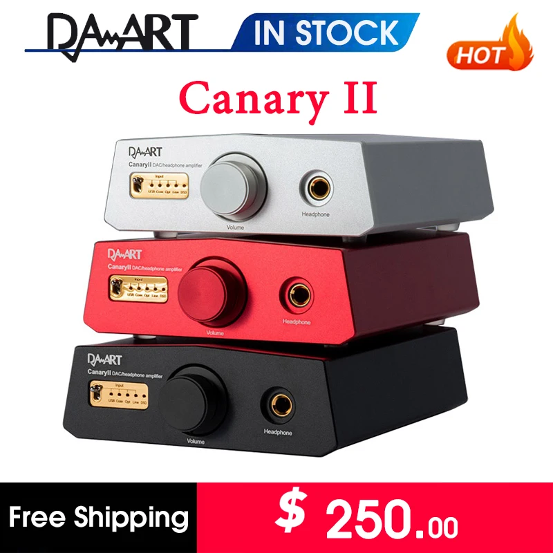 

DAART Yulong Canary II ESS9038Q2M Decoder DAC DSD512 PCM768KHz CanaryII DAC Decoding Headphone Amplifier HIFI High-fidelity