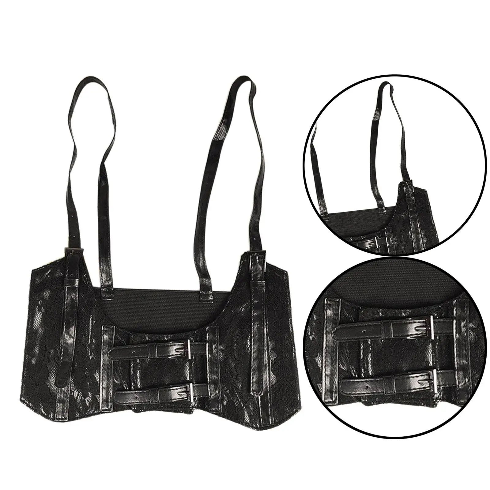 

Fashion Women's Waist Belt Underbust Corset Adjustable Strappy Body Accessories Elastic Band Jewelry with Strap for Ladies Girls