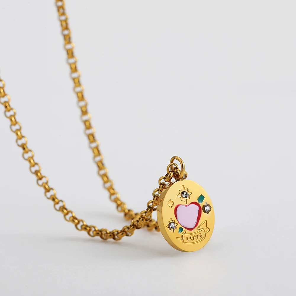 Ожерелье из нержавеющей стали в виде животных