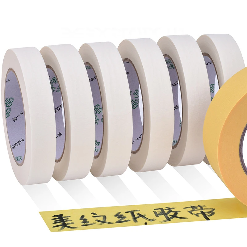 

Masking Tape Decorative Separation Paper Glue Home Improvement Office Tape Flex Writable Self-adhesive Stationery School Supplie
