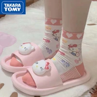 takara tomy girls thin cute hello kitty mary jane shoes and socks students with school uniforms sweet and simple socks