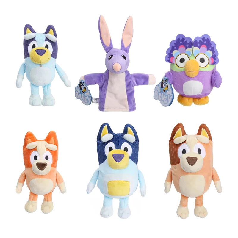 Оригинальная мягкая плюшевая собака Bluey бинго другая общение искусственная