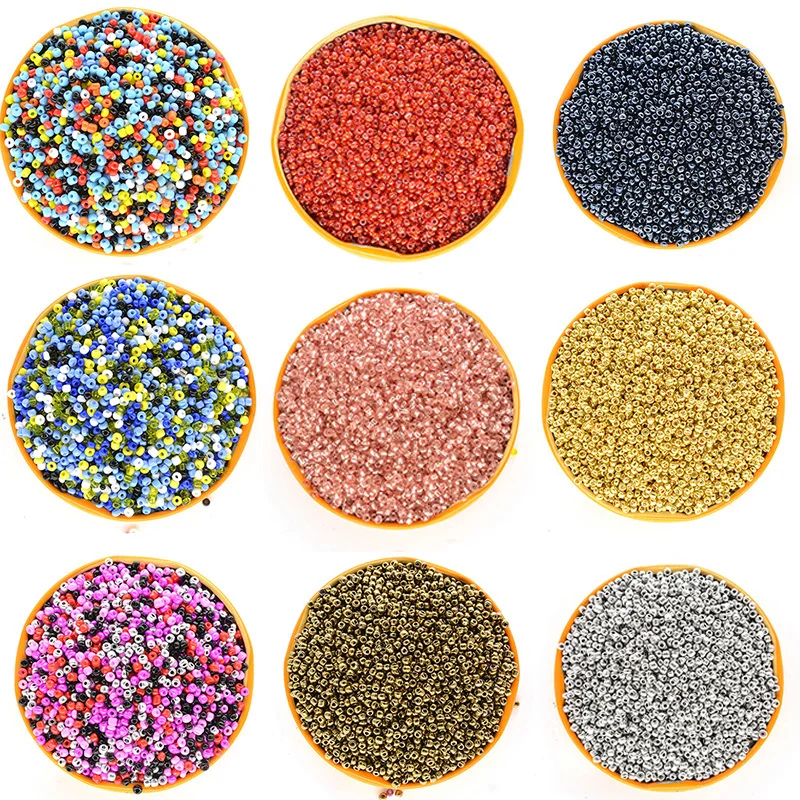 

1000PCS 3mm Effect of The Lacquer That Bake Charm Czech Glass Seed Beads DIY Bracelet Beads for Jewelry Making Accessories