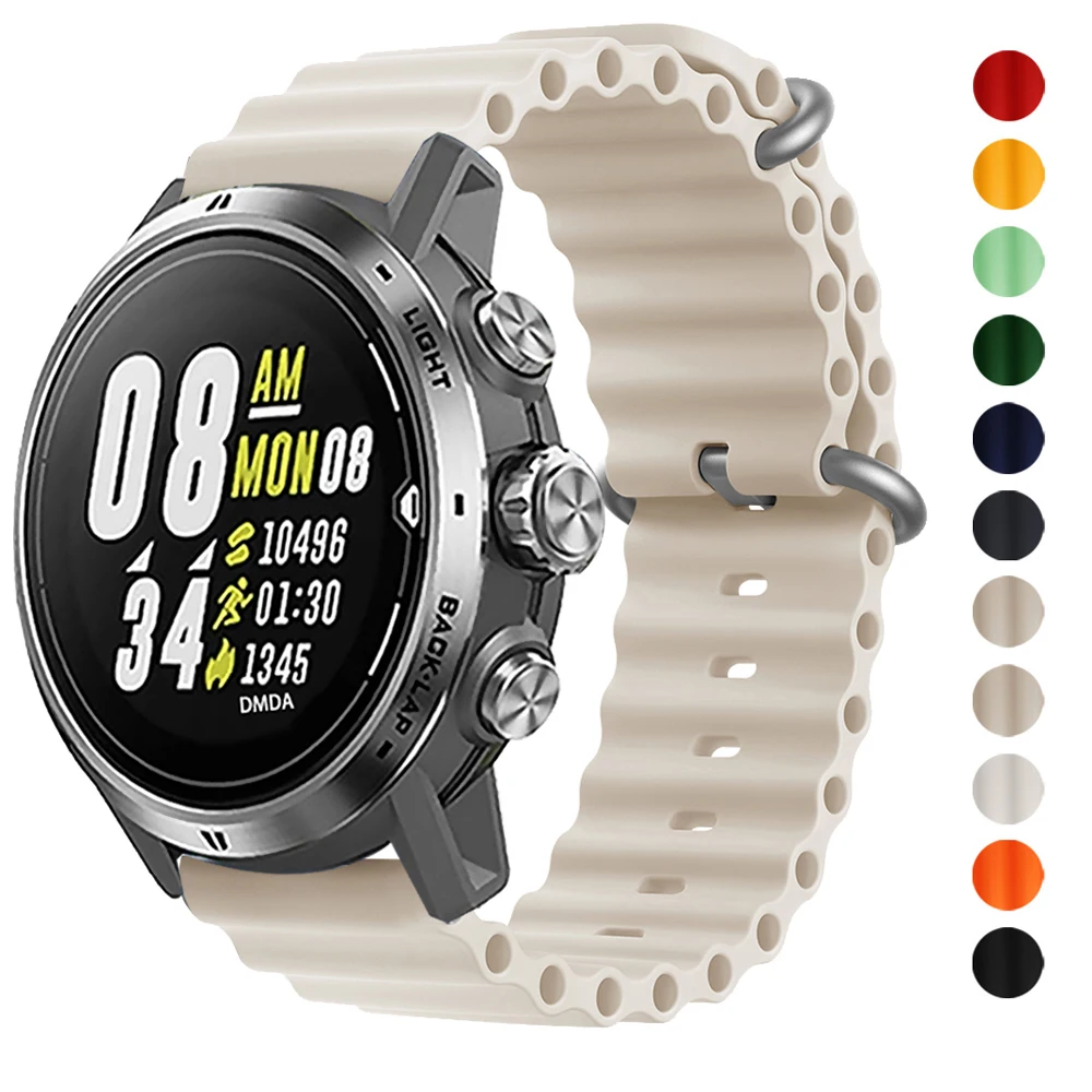 

Ремешок силиконовый для смарт-часов COROS APEX Pro, браслет для наручных часов PACE 2, 20 22 мм 42 мм 46 мм