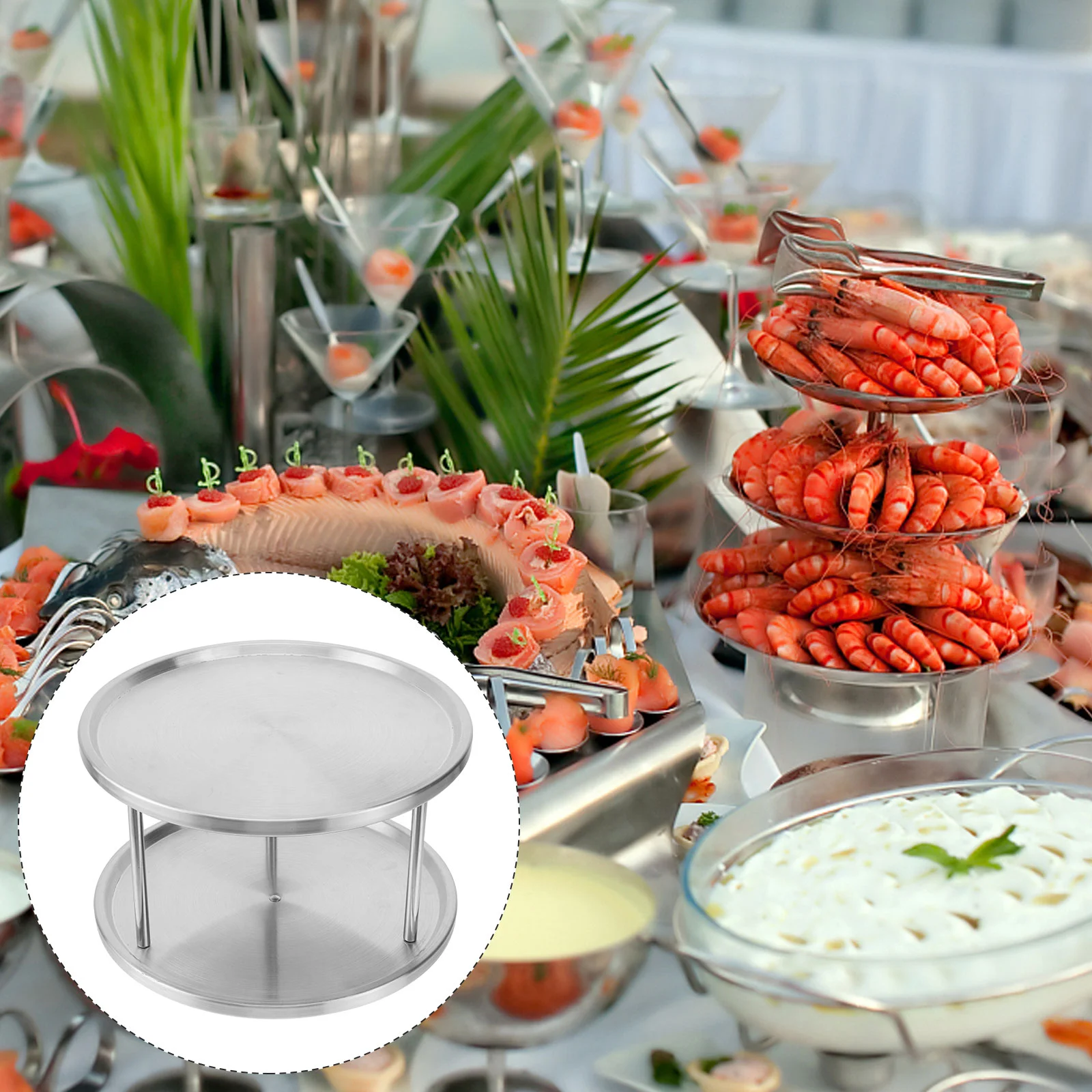 

Кухонная плита из нержавеющей стали для ресторана (Серебристая)