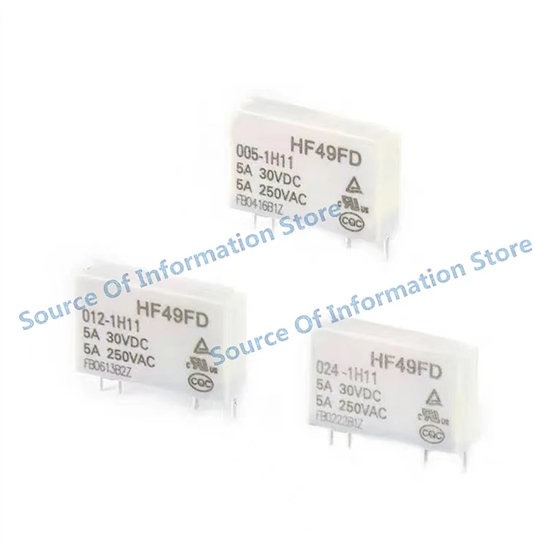 10 шт. реле HF49FD 005 012 024-1H11 1H12 1H11T 1H12T 5 в 12 В 24 постоянного тока 100% Новый оригинальный