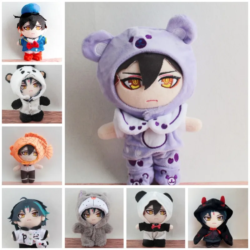 

20cm Plush Dolls Clothes Pumpkin Purple Bear Panda Devil Kawaii Animal Outfit Kpop Skz Kids Toys Christmas Gift Free Shipping