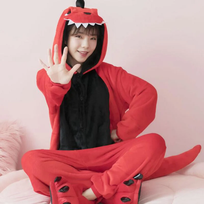 

Kigurumi Jednorożec One Piece Panda Piżama Dla Dorosłych Kreskówka Zwierzęta Kot Onesies Kobiety Mężczyźni Para Zimowa Piżama