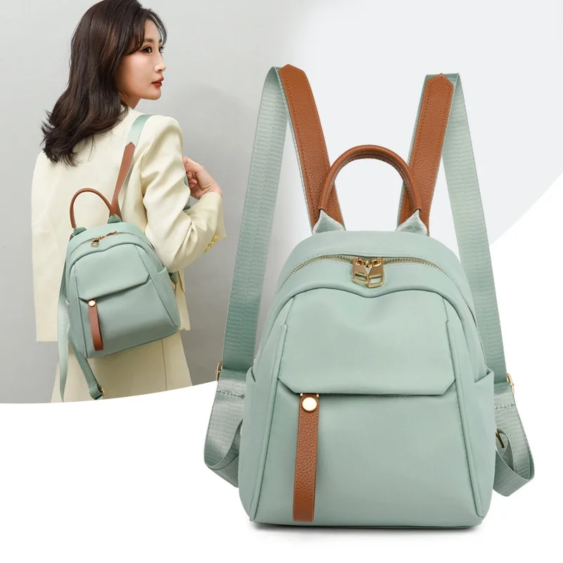 

Fashion Luggage & BagsWomen's Backpack Large Capacity Student Schoolbag Travel Mini Oxford Cloth Black Bolsa Feminina Mochilas
