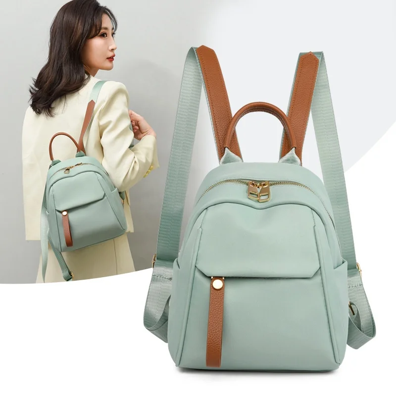 

Fashion Luggage &BagsWomen's Backpack Large Capacity Student Schoolbag Travel Mini Oxford Cloth Black Bags Bolsa Mochilas