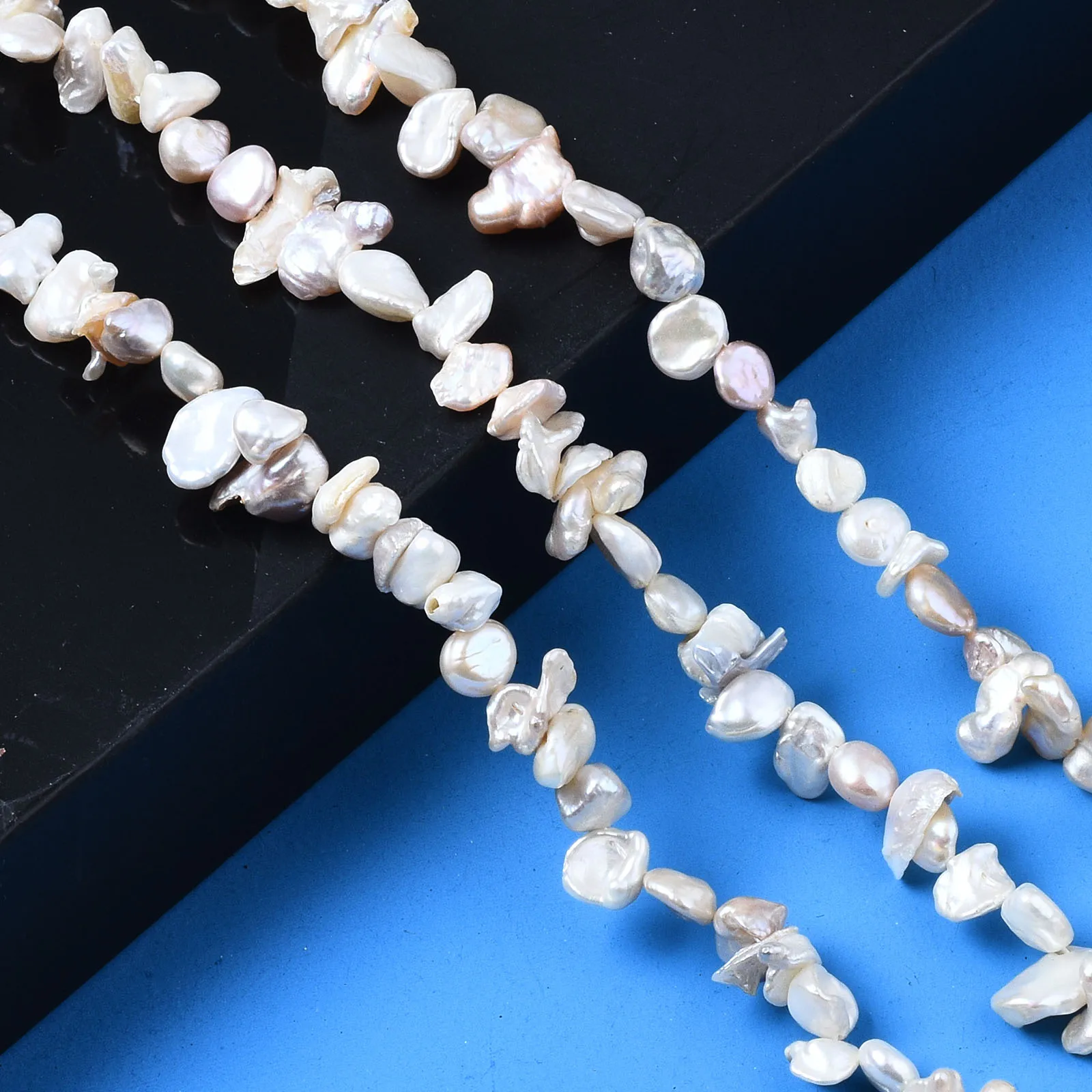 Бусины Из Натурального пресноводного жемчуга Keshi бусины в форме кристалла