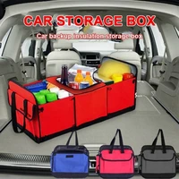 Car Truck SUV Storage Basket Trunk Organizer Car Trunk Organizer Storage Bag Box Organizer Thermal Cooler Outdoor Car Box