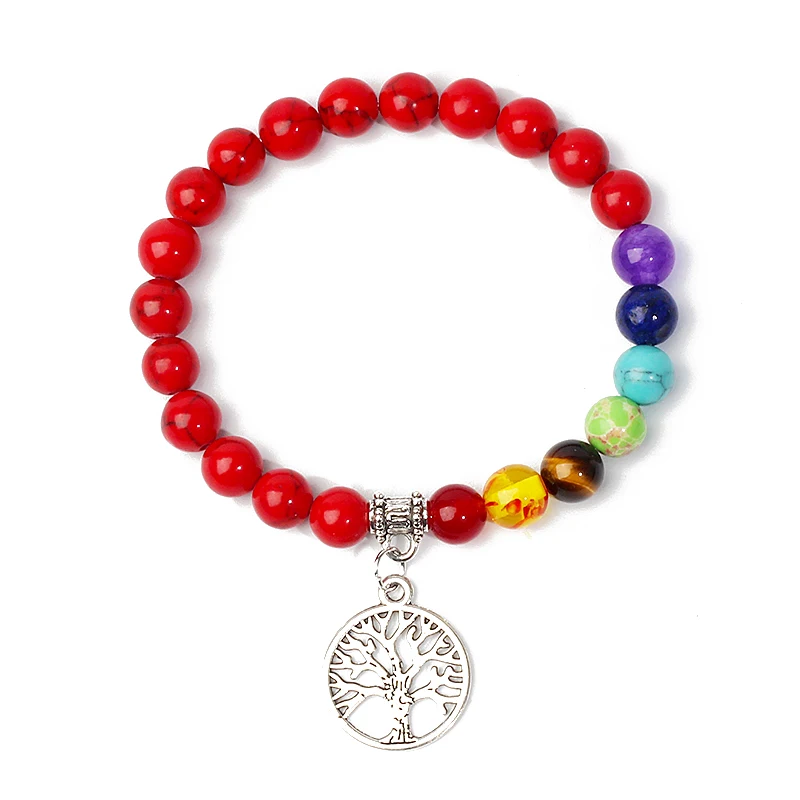 Женский/мужской браслет для йоги 7 чакр |