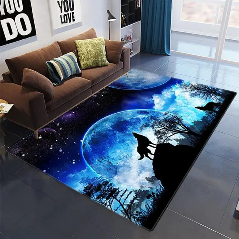 

Wolfdog Living Room Bedroom Carpet Large Area Carpet Children's Room Crawling Mat Game Carpet Furniture Decorative Floor Mat