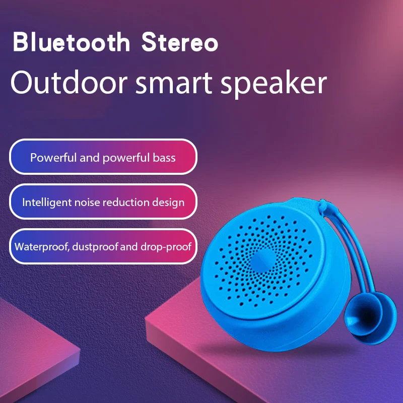 Mini Universal Bluetooth Speaker Portable Waterproof Wireless Hands-Free Speaker Shower Bathroom Swimming Pool Car Beach Outdoor enlarge