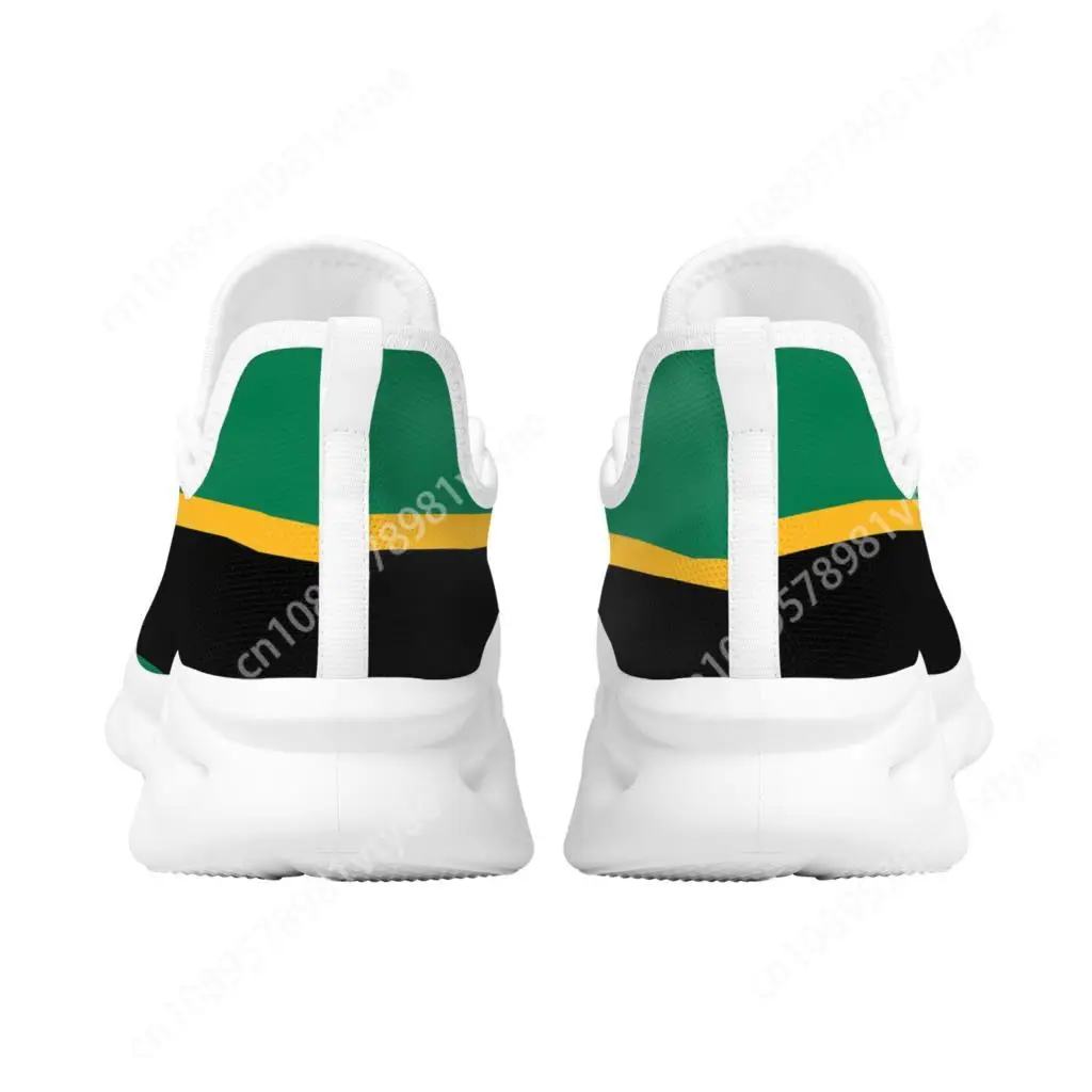 Кроссовки женские сетчатые удобная обувь для бега креативный дизайн с флагом