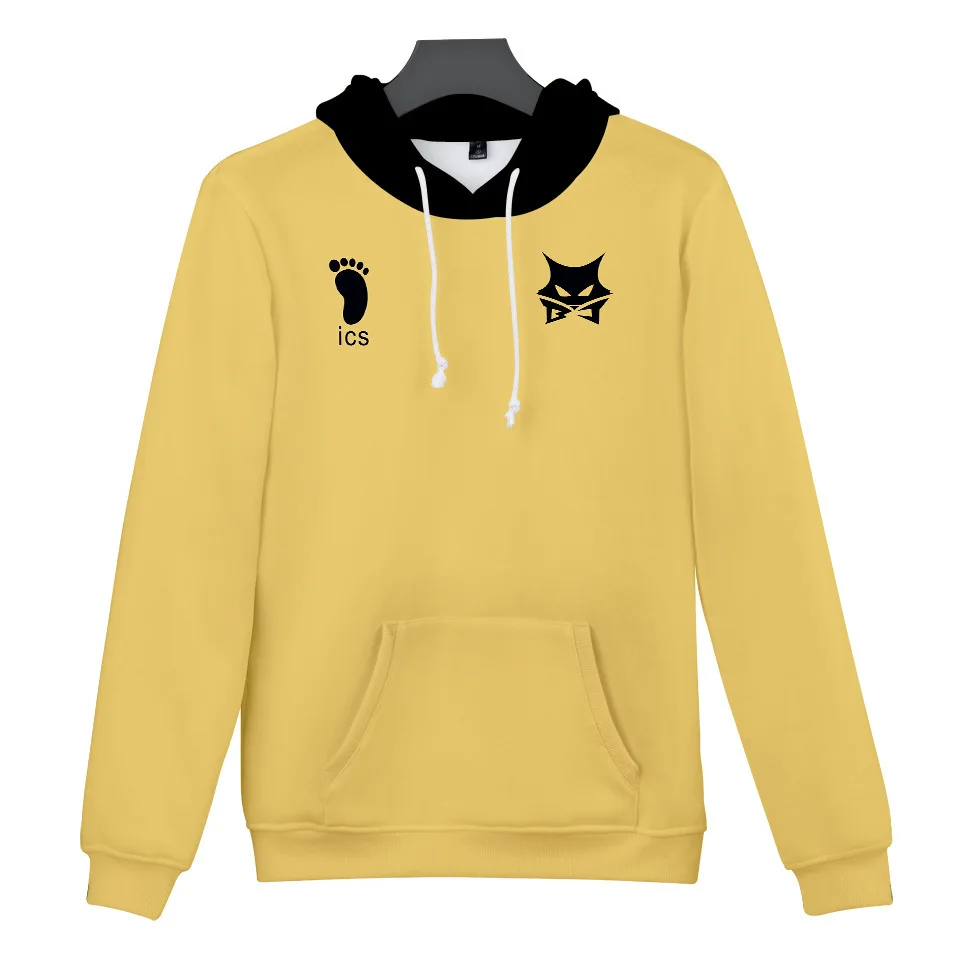 Аниме толстовки Haikyuu Merch Свитшот Косплей Толстовка Хината Shouyou MSBY швейден адлерс