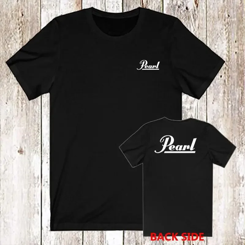 Фото Мужская черная футболка Pearl Drums, размер S 5XL №1
