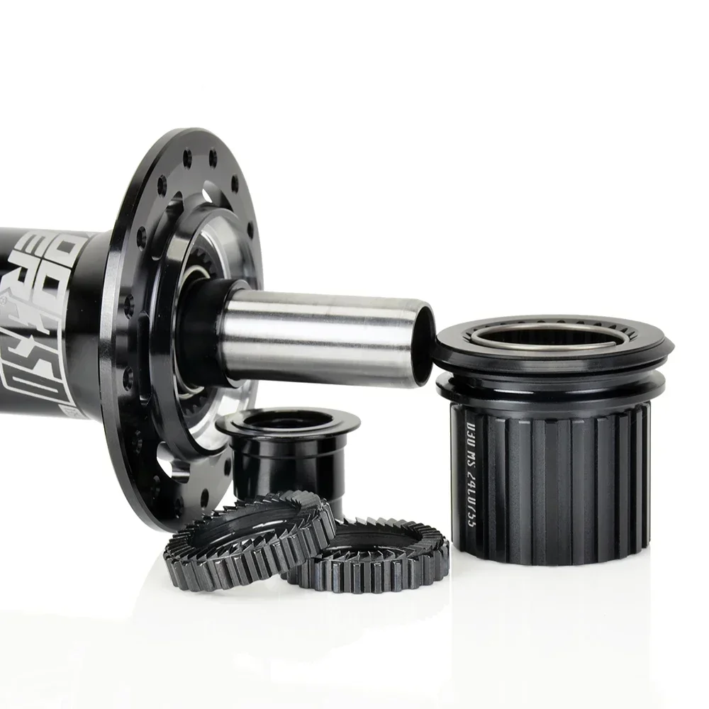 Фото Велосипедная втулка Koozer 350 MTB HG XD MS 10 11 12s CR-MO, стальная ось, 32 отверстия, 5x135QR/5x141QR/12x142/12x148 мм, аксессуары для велосипеда THRU №5