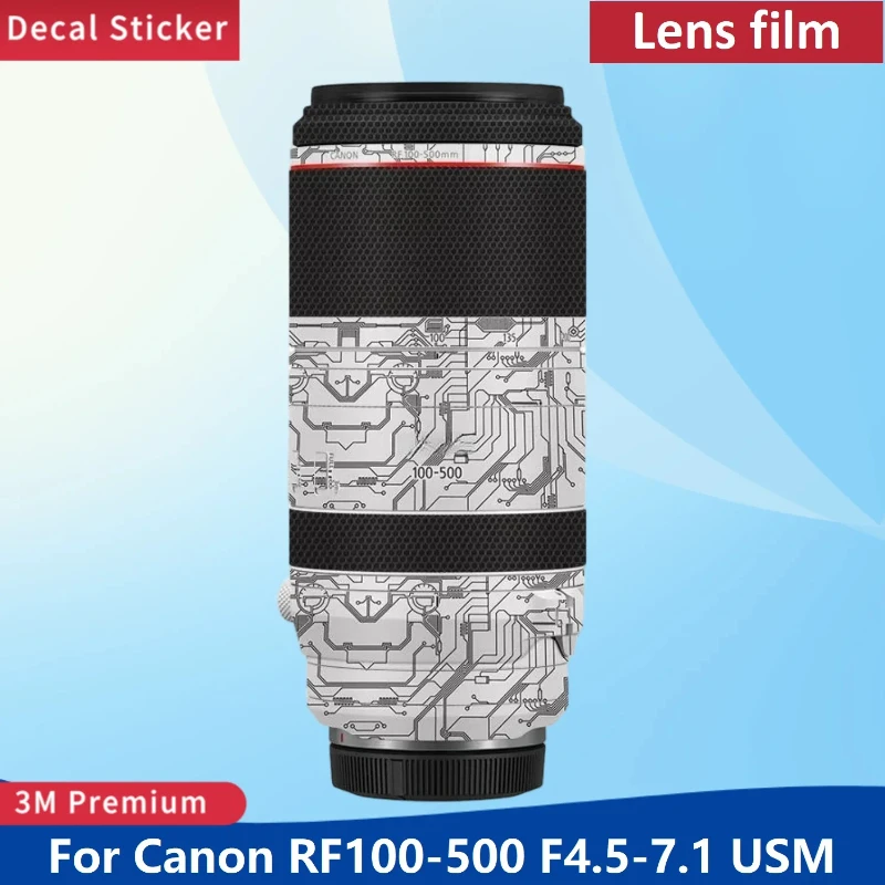 Фото Защитная пленка-наклейка для объектива RF 100-500mm F4.5-7.1 L IS USM, защита корпуса для объектива Canon RF100-500mm F4.5-7.1L IS USM №1
