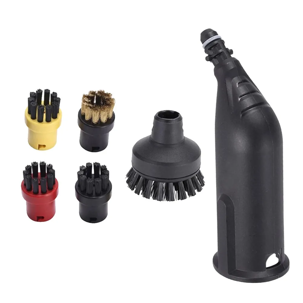

Round Brush For Karcher Steam Cleaner Point Jet Nozzle Complete Black SC Series Vacuum Round Brush For Home Cleaning