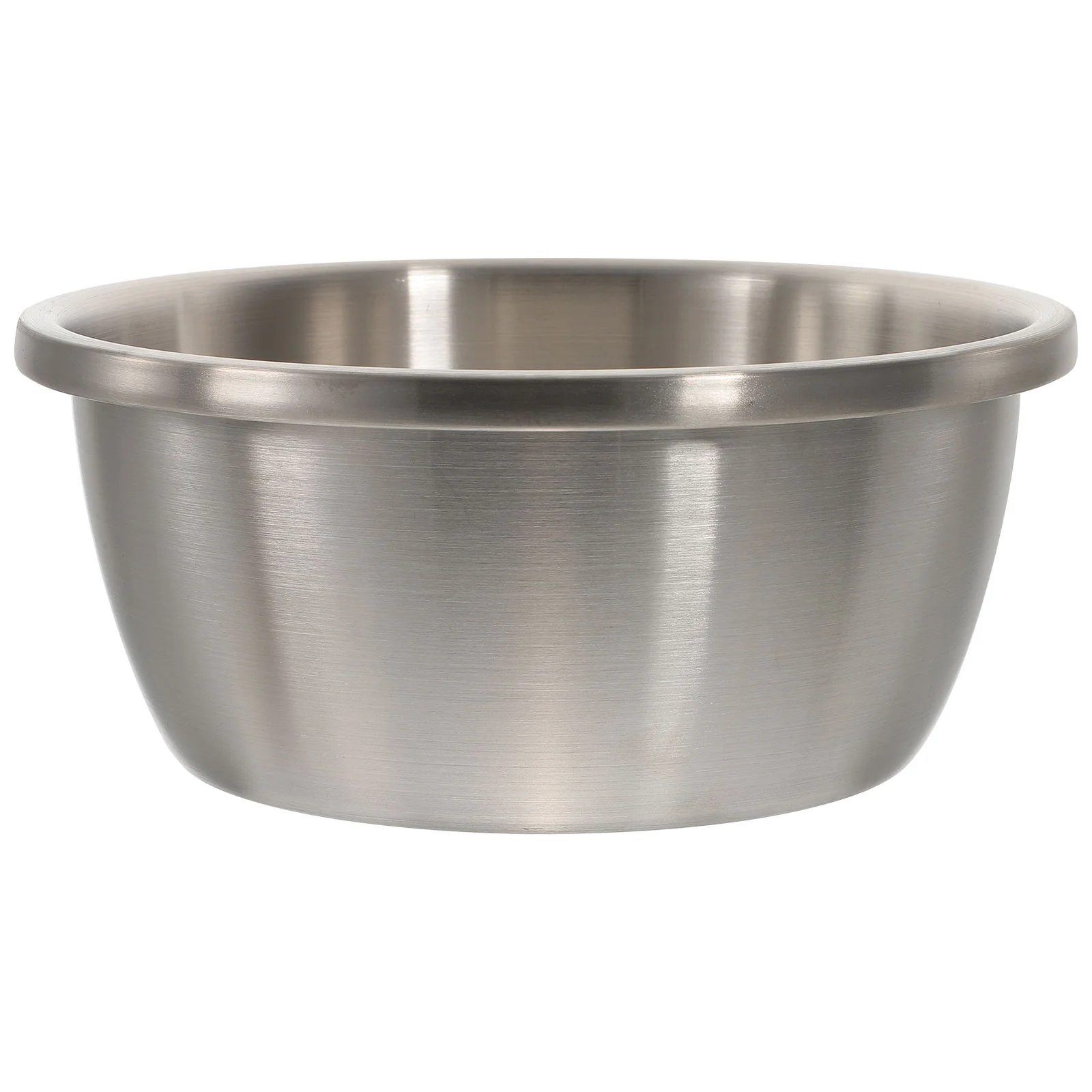 Stainless Steel Mixing Bowls Round Vegatable Basin Bowl Heavy Duty Washing Basin for Kitchen Home ( 18cm ) images - 6