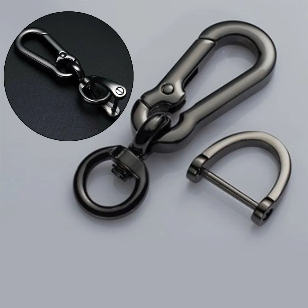 

Car Keychain Keychain Creative Gun-Black Horseshoe Keyring Metal Zinc Alloy 22mmx85mm Buckle Brand New Durable