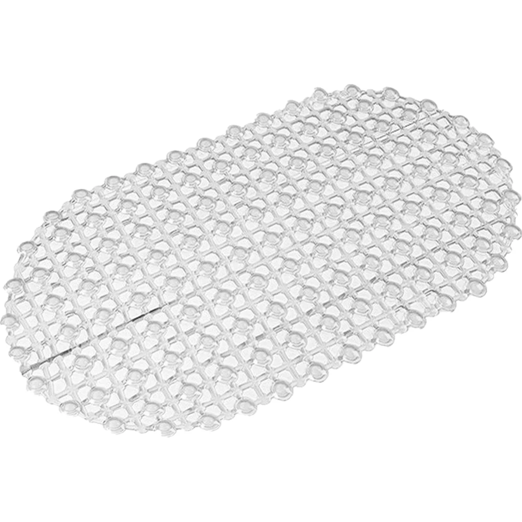 

New Bathroom Tub Non-Slip Bath Floor Bubble Shower Tub Mat Plastic Rubber PVC 37*67cm