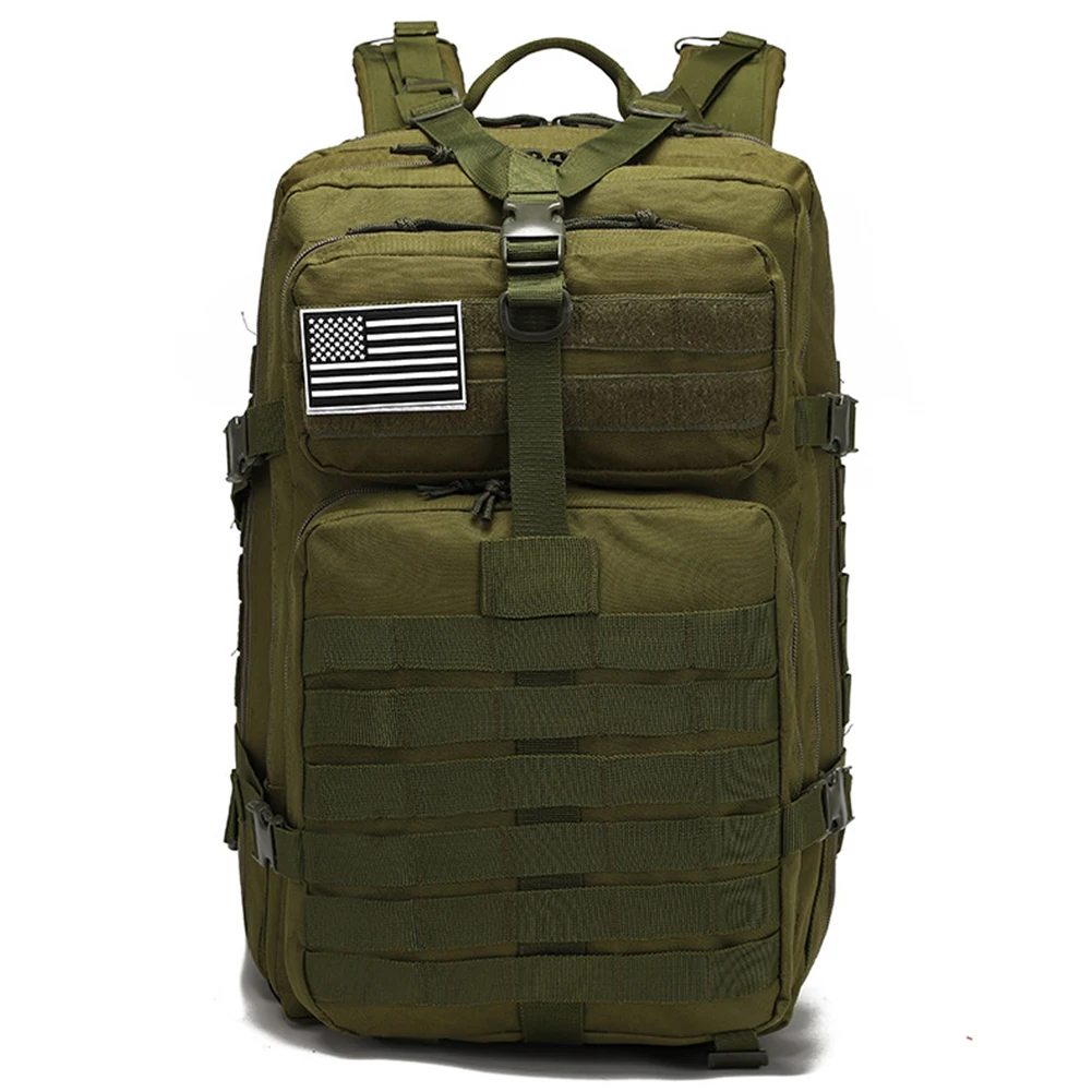 

40L Hunting Large Capacity Hiking Camping Rucksack Shoulder Bag Waterproof Travel Durable Trekking Outdoor Backpack Oxford Cloth