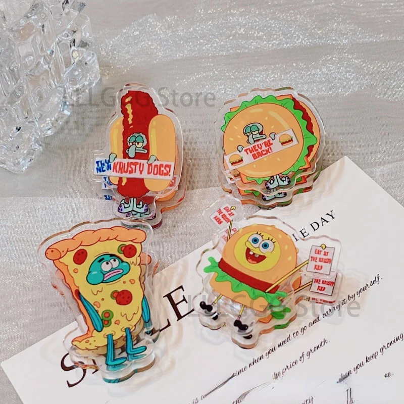 4 шт. зажим из полипропилена в виде губки боба