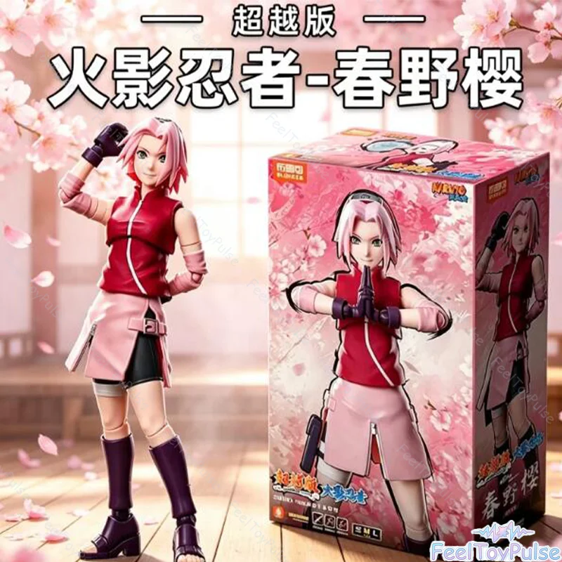 Фото Оригинальная фигурка-конструктор BLOKEES Naruto Beyond Edition Сакура, коллекционная модель, игрушка, подарок для поклонников. №2