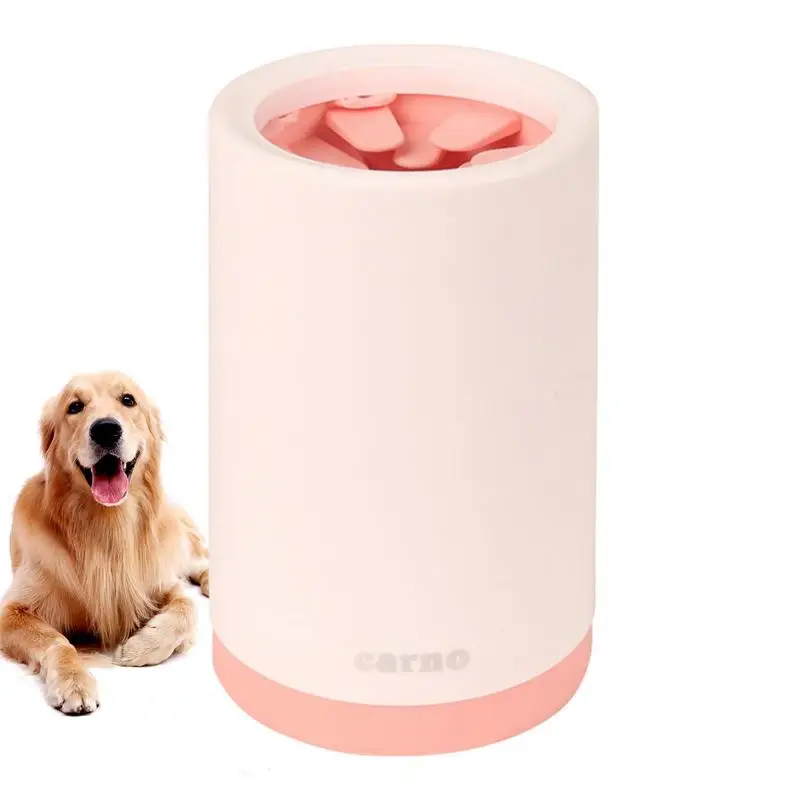

Dog Paw Cleaner Cup Silicone Dog Paw Cleaner Cup With Cleaning Brush Portable Detachable Pet Cleaning Brush Cup Pet Foot
