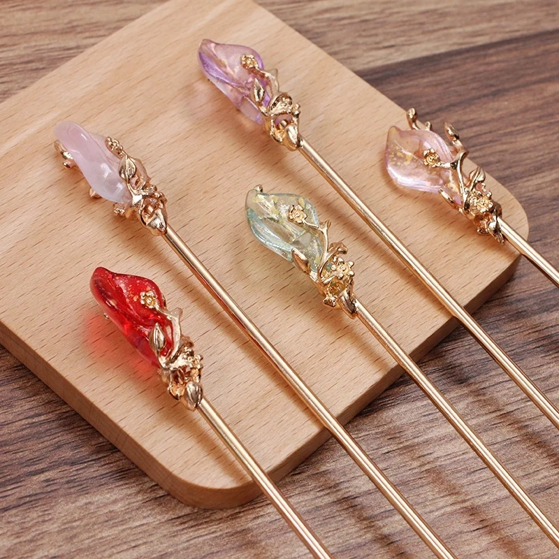

20 PCS 13*25mm Fashion Glass Crystal Petals For DIY Jewelry Making Accessories