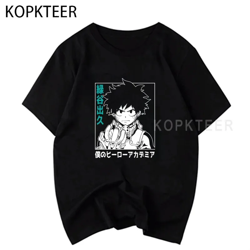 

Deku Diagonal My Hero Academia Japanese Anime T Shirt Unisex Graphic Tee Shirt Men Tshirt Female T-shirt Men Clothing
