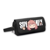 anime spy x family anya forger yor forger pencil case students zipper pen bag school stationery box storage gifts