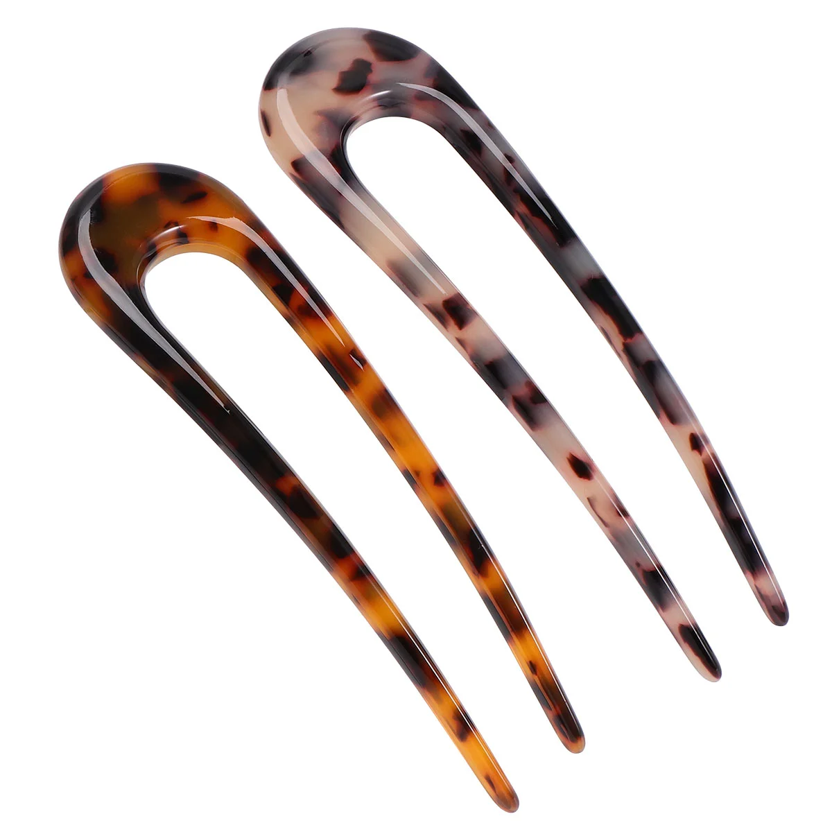 

2pcs U Shape Hair Fork French Hair Forks U Shape Hair Pin for Hairstyles