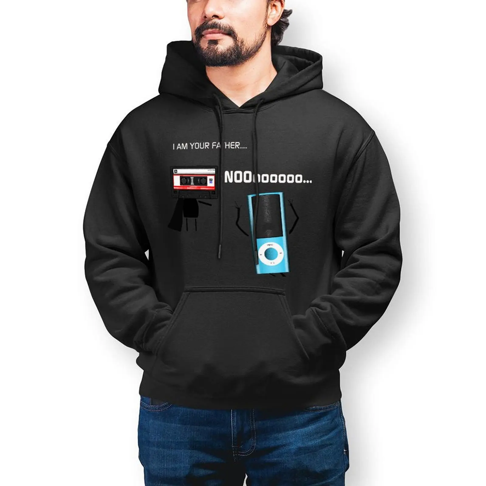 

I Am Your Father Essentials Hoodies Autumn Sarcastic Graphic Music Street Wear Hooded Shirt Men Basic Oversized Pullover Hoodie