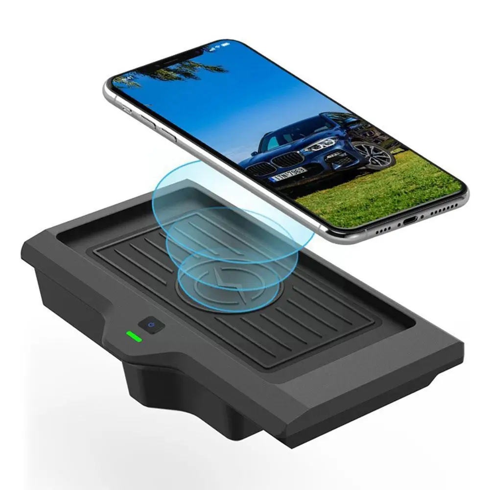 

Автомобильное беспроводное зарядное устройство 10 Вт для BMW X3 G01 2018-2022 X4 2019 2020 2021 2022, коврик для зарядки телефона, автомобильные аксессуары C1L7