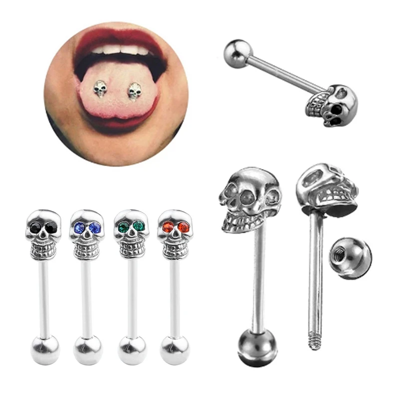 

1 шт., мужские и женские кольца для пирсинга языка