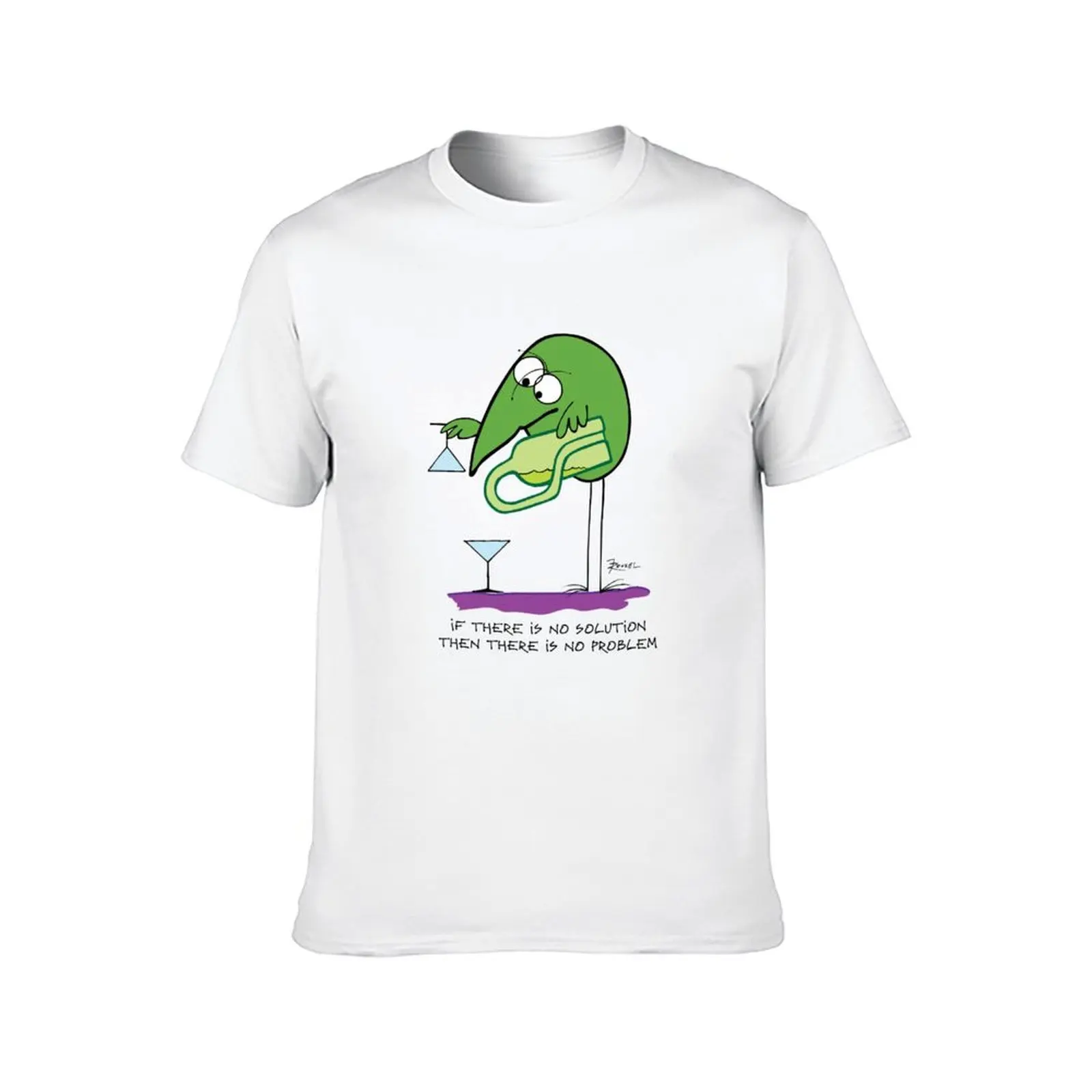 Фото No problem with the shadoks T-Shirt t shirts for man graphic vintage man tshirt T-Shirt №2