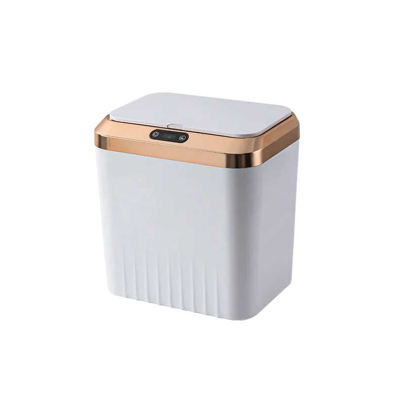 

Automatic Smart Trash Can Induction Living Room Electric Kitchen Trash Can Creative With Lid Cubo De Basura Bathroom Trash