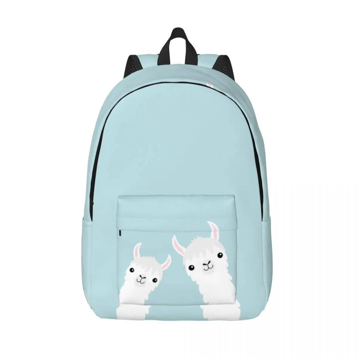 Two Cute Cartoon Llama Alpaca Backpack Male School Student Backpack Female Large Capacity Laptop Backpack