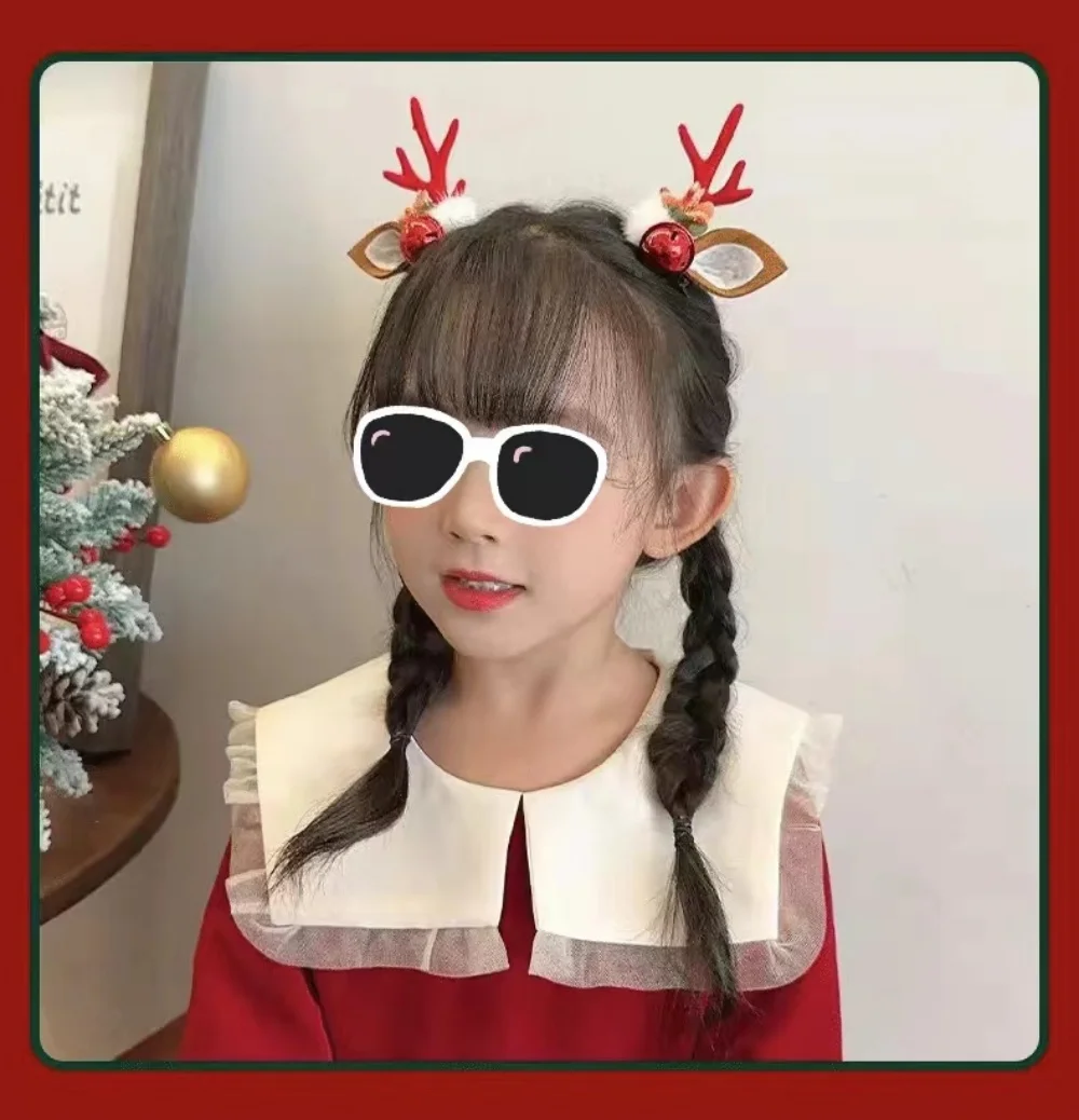 2 шт. детские заколки для волос в виде оленя