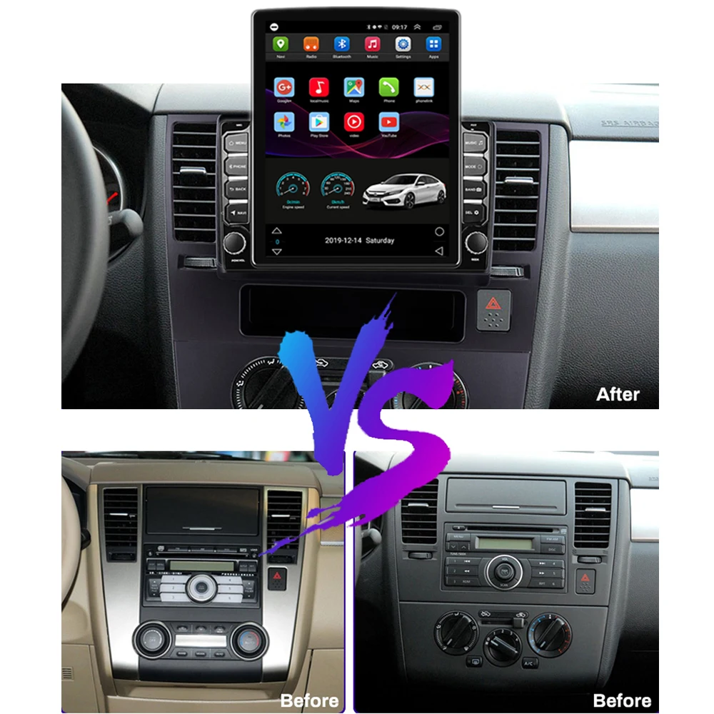 9 7 &quot4G Carplay Android автомобильный Радио Аудио мультимедиа видео плеер Wifi GPS навигация