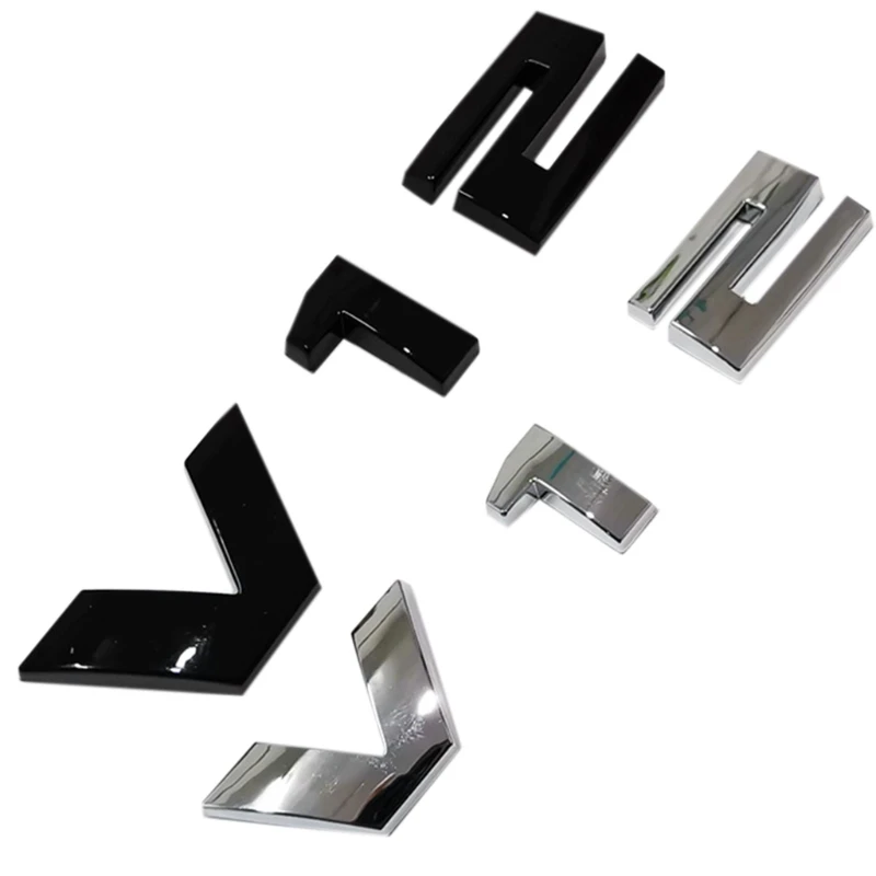 

Tailgate Insert Letters Compatible with V12 Swept Volume Side Emblem 3D Strong Adhesive Decals 3D Raised Emblems Car Sticker